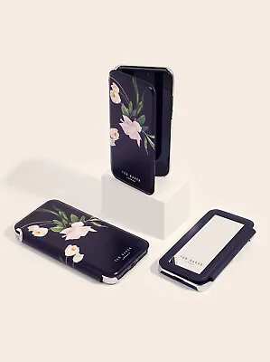 £30 • Buy Ted Baker Elderflower Mirror Folio Phone Case For Apple IPhone / Samsung Galaxy