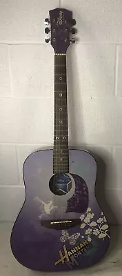 Washburn Disney Hannah Montana Acoustic Guitar Purple Miley Cyrus 37” • $134.96