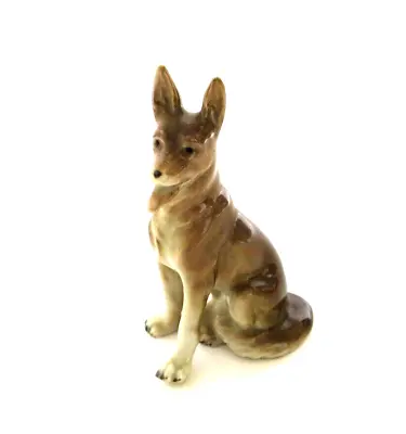 Vintage 1940's-50's Happy German Shepherd Dog Figurine • $6.95