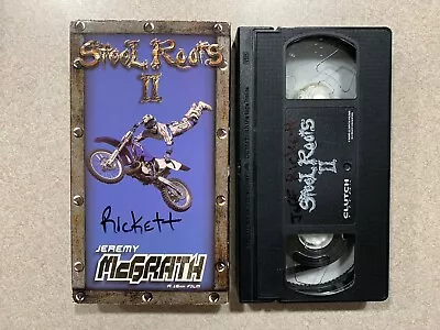 JEREMY McGRATH STEEL ROOTS 2 MOTOCROSS DIRT BIKE 16mm Film (VHS 2001) • $7.59