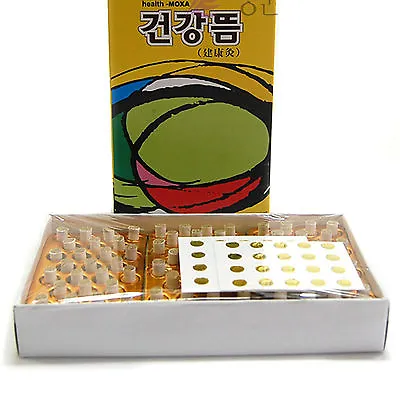 Chung Hoon Stick-on Health Moxa 225 Pcs Moxibustion Pure Wormwood Mini Sticks • $21.80