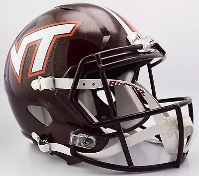 VIRGINIA TECH HOKIES NCAA Riddell SPEED Full Size Replica Football Helmet • $129.99