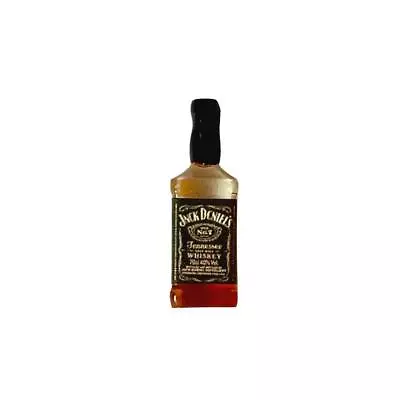 Miniature Dollhouse 1:12 Half Full Whiskey Jack Daniels Bottle - D4242 • $3