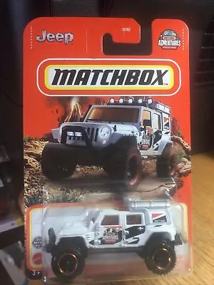 2022 Matchbox Jeep Wrangler Superlift WHITE NIP Will Combine Shipping Check Pics • $2