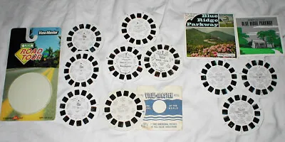 10 VIEW MASTER 3D REELS Vintage SHENANDOAH & BLUE RISGE PARKWAY Road Tour MICKEY • $9.99