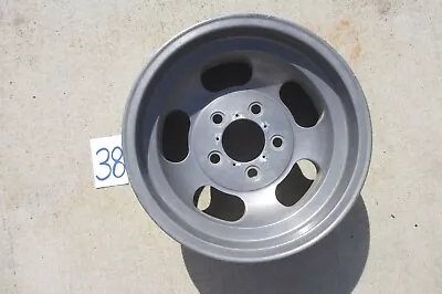 14X7  14 X 7 Aluminum Slot Mag Wheel 4-3/4   GM Bolt Pattern Rat Hot Rod Gasser  • $40