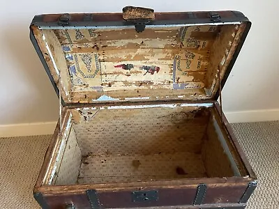 Antique Steamer Trunk • $168.50