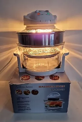 £35 • Buy Andrew James QF-606GD Digital Halogen Electric Oven Cooker Lid With Accessories 