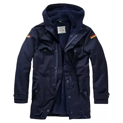 BNWT Brandit Navy Bundeswehr Flag Coat West German Army Parka • $150