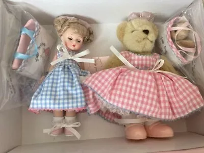 Madame Alexander Wendy And Muffy 8  Doll And Bear Set #33635 NIB RARE Collector • $46