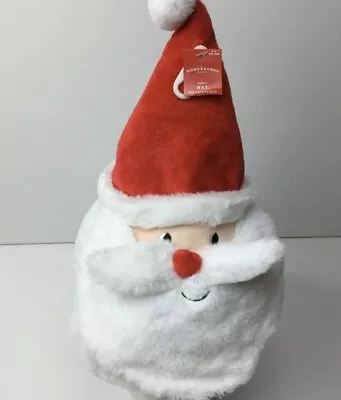 NWT Adult Red Santa Hat Face Mustache Beard Christmas Holiday One Size • $14.95