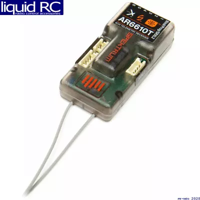 Spektrum AR6610T AR6610T 6 Channel DSMX Telemetry Receiver • $80