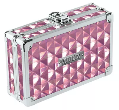 Vaultz Locking Supply Lock Box Pink Diamond Two Keys 8.25“x 5.5“x 2.5“ NEW! • $12.75