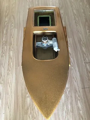 R/C Fiberglass Boat With 91 O.S. Engine Vintage Dumas Prather Proboat Octura • $1200