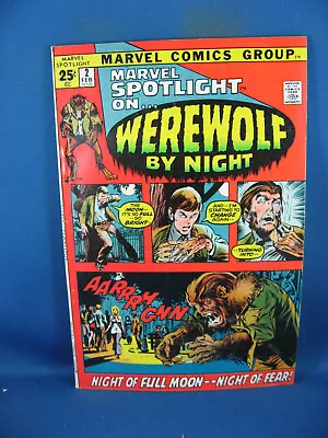 Marvel Spotlight 2 F Vf First Werewolf By Night Neal Adams Marvel 1972 • $425