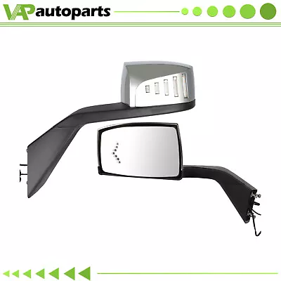 Left & Right Side Hood Mirror Signal Light For 2004-2017 Volvo VNL Truck • $118.51