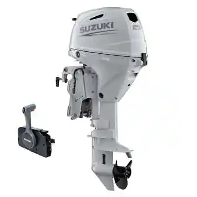 Suzuki Outboard Motor DF25ATLW5| 25HP 4-Stroke Remote Control Trim/Tilt 20 In • $4637.99