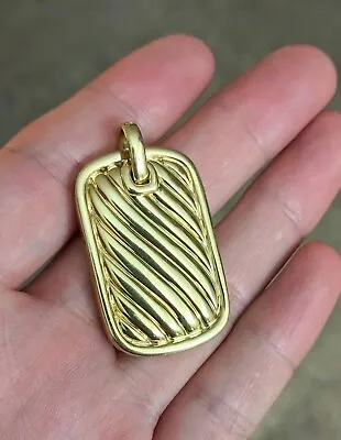 David Yurman 18k Gold Pendant • $2975