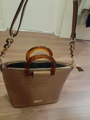 £9.50 • Buy Carvela Bag TanMock Croc 
