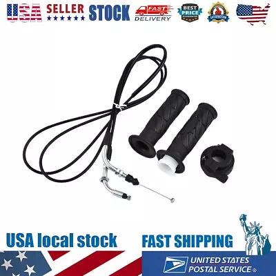 2Pcs Moped Scooter Throttle Turn Handlebar Grip Cable For GY6 125-150CC ATV Bike • $24.64