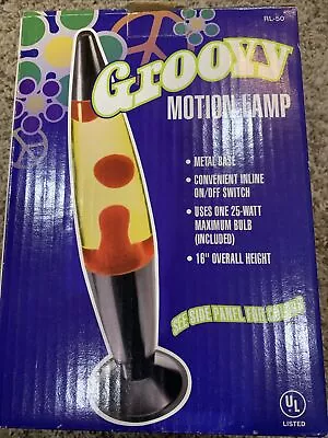 Vintage Groovy Motion Lamp. Yellow Saturn Lamp RL-50 (Brand New) Old Stock • $27.99