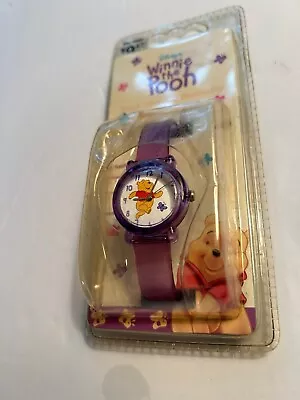 Vintage Winnie The Pooh Wrist Watch Butterfly New In Package Old Stock Japan • $76