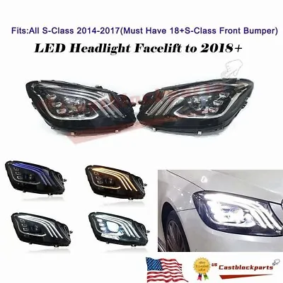 Multibeam Headlight For MERCEDES S CLASS S550 S63 18+ Upgrade LED Left Right • $900.22