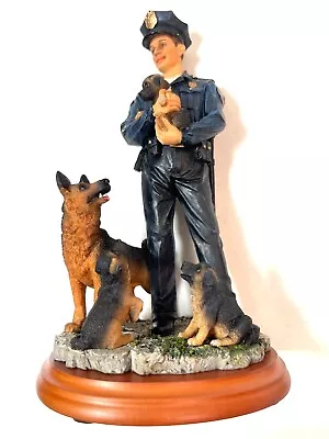 VanMark Figurine # 1/2239 Blue Hats & Bravery- Police Officer & K9 Friends • $59.99