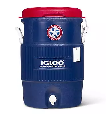 5-Gallon Heavy Duty Seat Top Polyethylene Water Container - Blue Texas Edition • $32.99