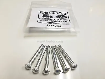 1928 1929 1930 1931 Model A Ford Door Pins Steel Authentic Coupe Sedan Pickup  • $7.99