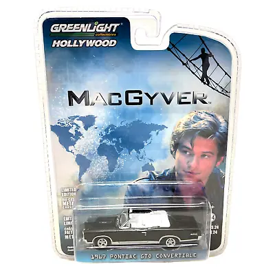 Greenlight Hollywood Serie 24 MacGyver 1967 Pontiac GTO Convertible 1:64 Diecast • $22.07