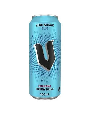 V Energy Sugar Free Blue Energy Drink 500ml X 12 • $64.95