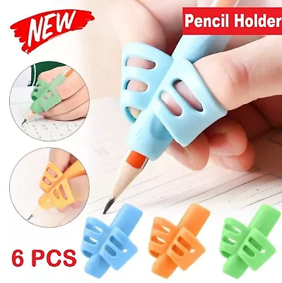 6Pcs Set Children Pencil Holder Pen Writing Aid Grip Posture Tools Correction • $9.99