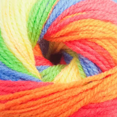WENDY WOOLS Giggles DK 100g Multicoloured Yarn 100% Acrylic 16 Shades • £2.70