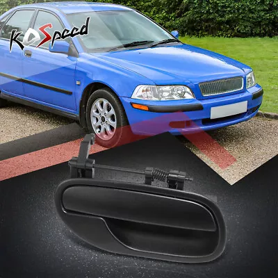 Black Textured Front Right Passenger Door Pull Handle For 00-03 Volvo S40 V40 • $25.98