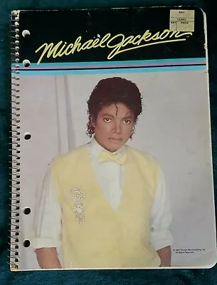 Michael Jackson Original Unused 1984 Spiral Notebook Thriller Off The Wall  • $8.50