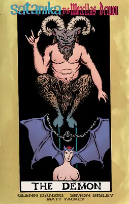 NEW  SATANIKA VS MORELLA'S DEMON Ltd Ed DANZIG TAROT COVER BISLEY VEROTIK  • $10