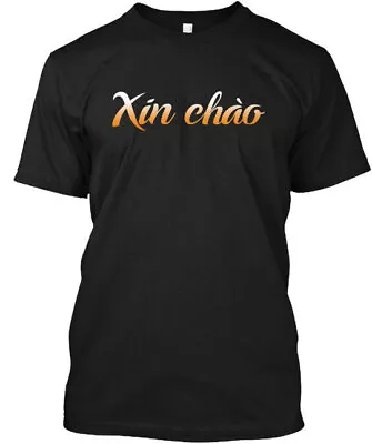 Vietnamese Xin Chao Greeting T-Shirt Made In The USA Size S To 5XL • $21.99