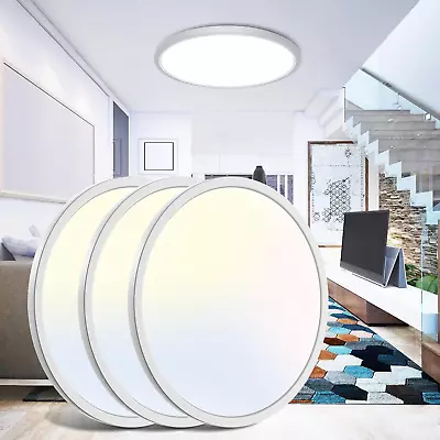 16.5 Inch LED Ceiling Light 3Pack 4200LM 36W Large & Bright Flush Mount Lightin • $137.99