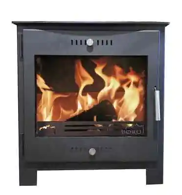 30kw Back Boiler Multi-Fuel Woodburning Stove Modern Irish Made Central Heating • £2399