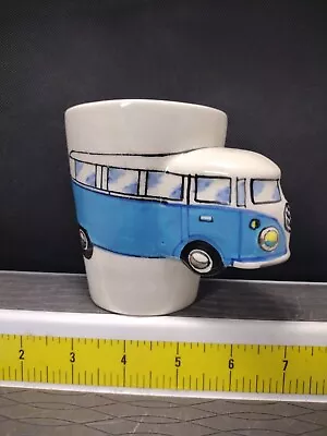 $10 • Buy VW Volkswagen Blue Camper Van Cup. Does Have Crazing. See Pics