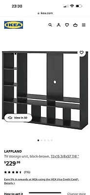 IKEA Entertainment Center TV Stand - Lappland • $150