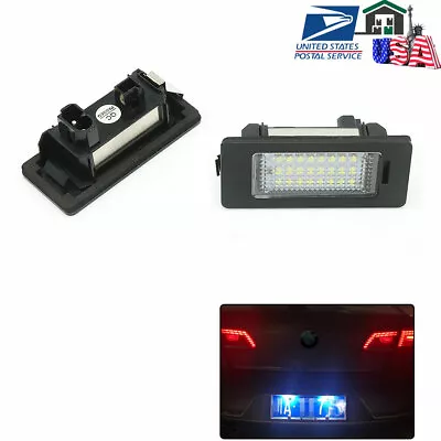 $28.48 • Buy For BMW 1Series 135i Coupe Rear Led Number License Plate Light Lamp Assembly 2PC