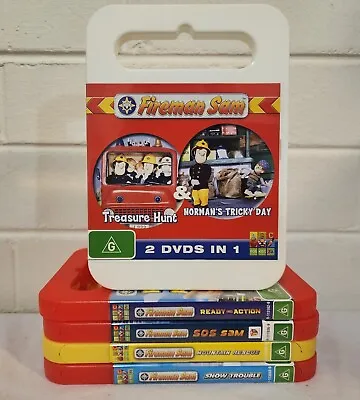 Fireman Sam - 5× DVD Bundle Assorted Lot - Region 4 PAL - ABC Kids • $39.95