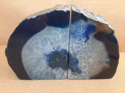 Geode Bookends Blue Geode Polished (Dyed) 4 3/8  • $27.99