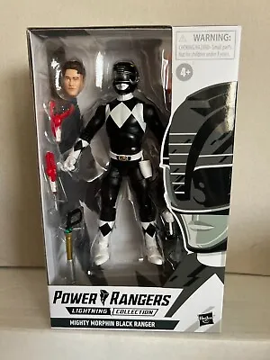 Power Rangers Black Ranger Mighty Morphin Lightning Collection Action Figure Toy • $19.93