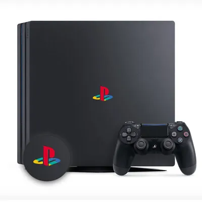 PLAYSTATION PS4 PRO CLASSIC RETRO LOGO DECAL STICKER VINYL X 2 • $3.47