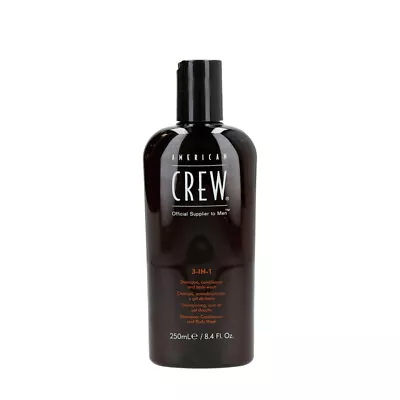 American Crew Classic 3 In 1 250ml - Shampoo Conditioner And Shower Gel • £17.44