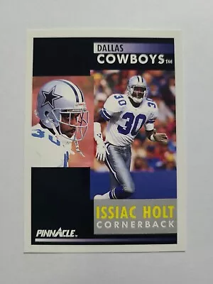 Issiac Holt 1991 Pinnacle Football Card # 30 E7238 • $1.99