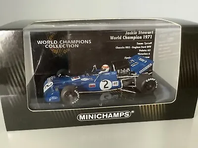 Minichamps Tyrrell 003 World Champion Collection Jackie Stewart 1971  • $155.42